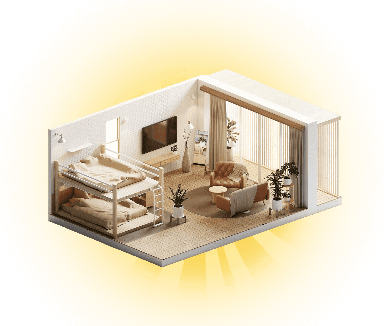 Modern apartment interior
