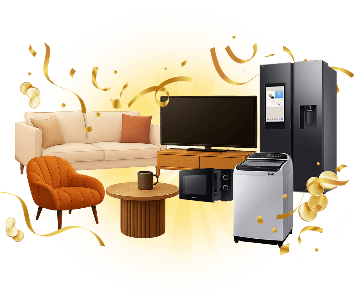 Furniture, appliances and smart tech